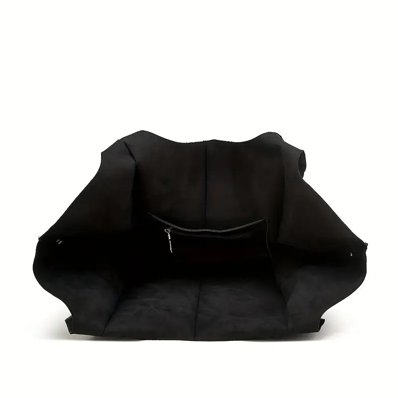 Women PU Leather Handbags Tote Bag Soft Retro Designer Large Capacity 24Hr Smart